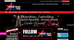 Desktop Screenshot of cheergearusa.com